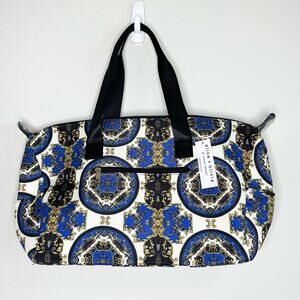 NEW ALICE & OLIVIA Regal Romance Sapphire Weekender Tote Bag